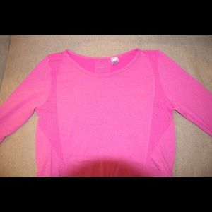 Hot pink athletic shirt